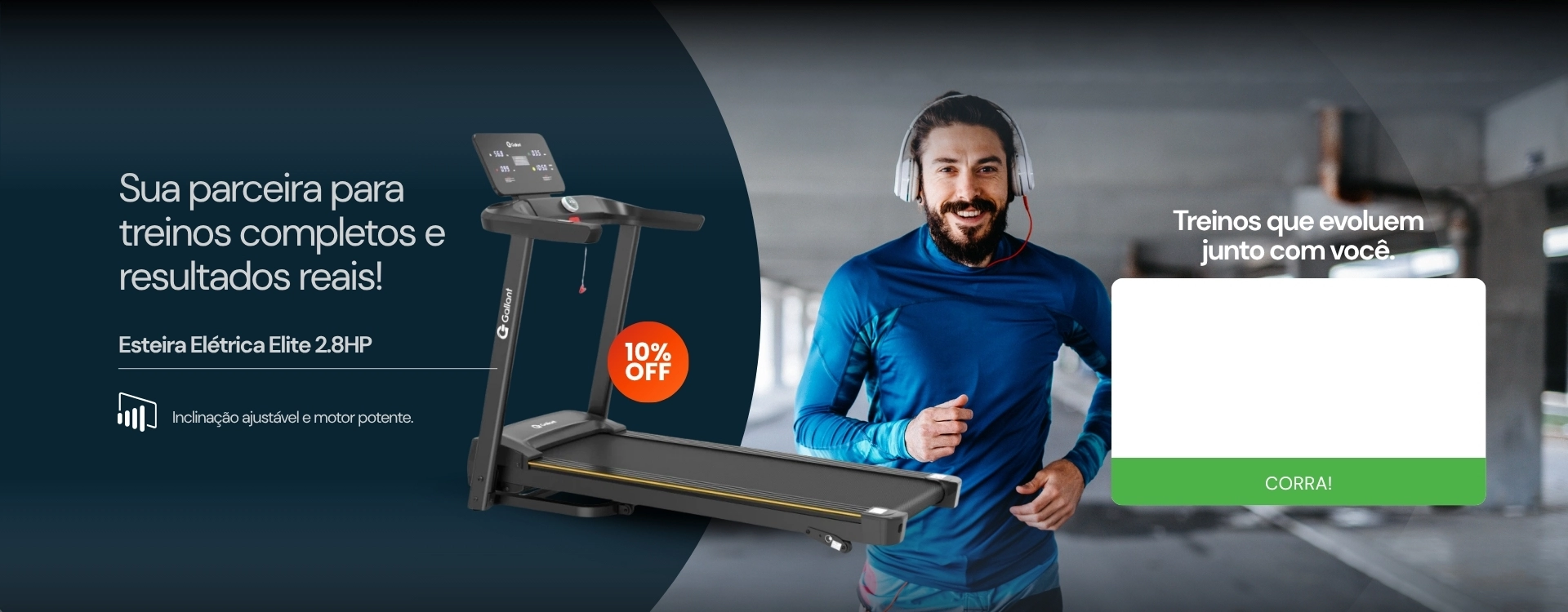 Esteira Gallant Elite 2.8hp