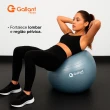Bola de Pilates 65cm Yoga e Abdominal Com Bomba Gallant (GBP65AECBA-AZ)
