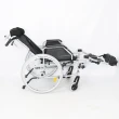 Cadeira de Rodas Dobrável Dellamed D700 T44 Reclinável em Alumínio Preto Até 130KG