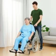 Cadeira de Rodas Dobrável Dellamed D700 T44 Reclinável em Alumínio Preto Até 130KG