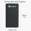 Colchonete Esportivo Ginastica 0,90 X 0,40 X 0,04 Cm Preto Gallant (GTY10EV01B-PT)