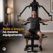 Estação de Musculação Gallant Power 72kg (GEM72KGH15A-PT)