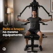 Estação de Musculação Gallant Power 72kg (GEM72KGH15A-PT)