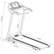 Esteira Ergométrica Elétrica Gallant Trainer 2.0hp 12.8 Km/H 110kg 127V (GEE11M20A-127PT)
